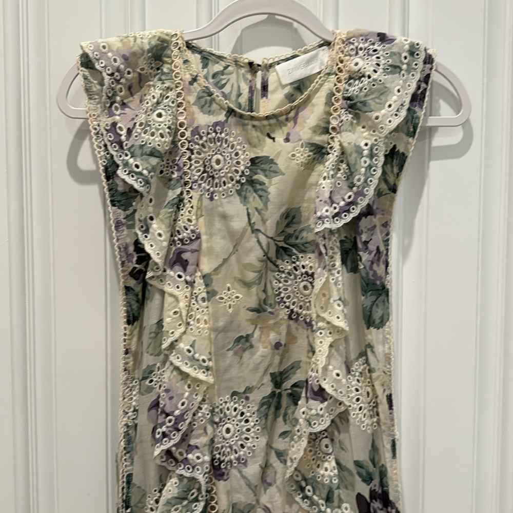 ZIMMERMAN EYELET DRESS